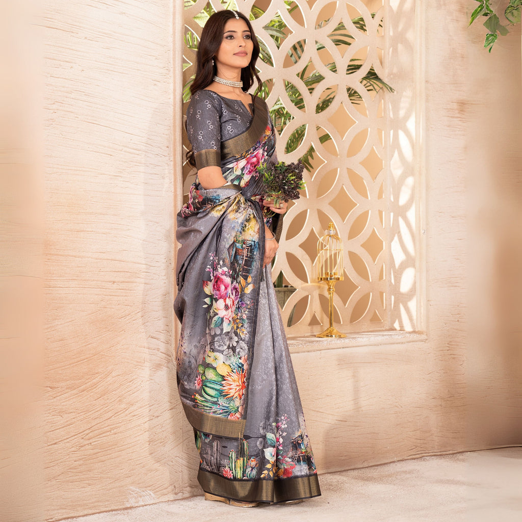 Jacquard Saree